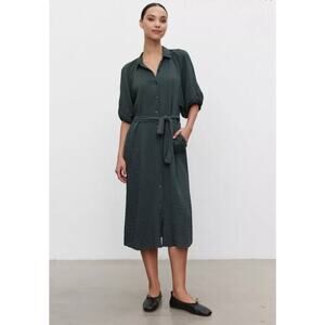 Velvet by Graham & Spencer Breana cotton gauze button-front midi dress